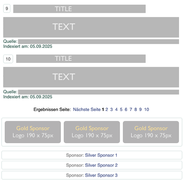 Azox Sponsor Gold und Silber Sample
